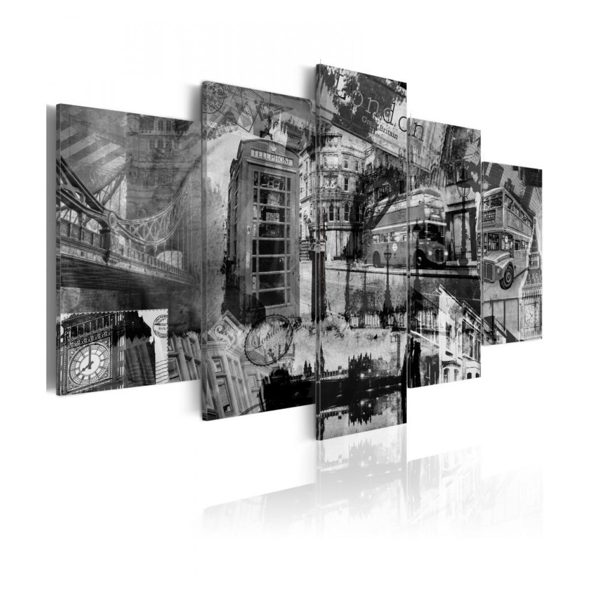 Artgeist - Tableau - L'essence de Londres - 5 pièces 100x50 - Tableaux, peintures