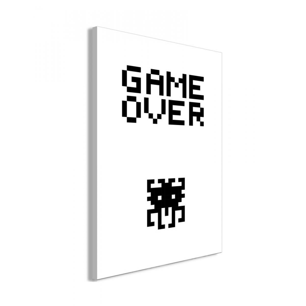 Artgeist - Tableau - Game Over (1 Part) Vertical 60x90 - Tableaux, peintures
