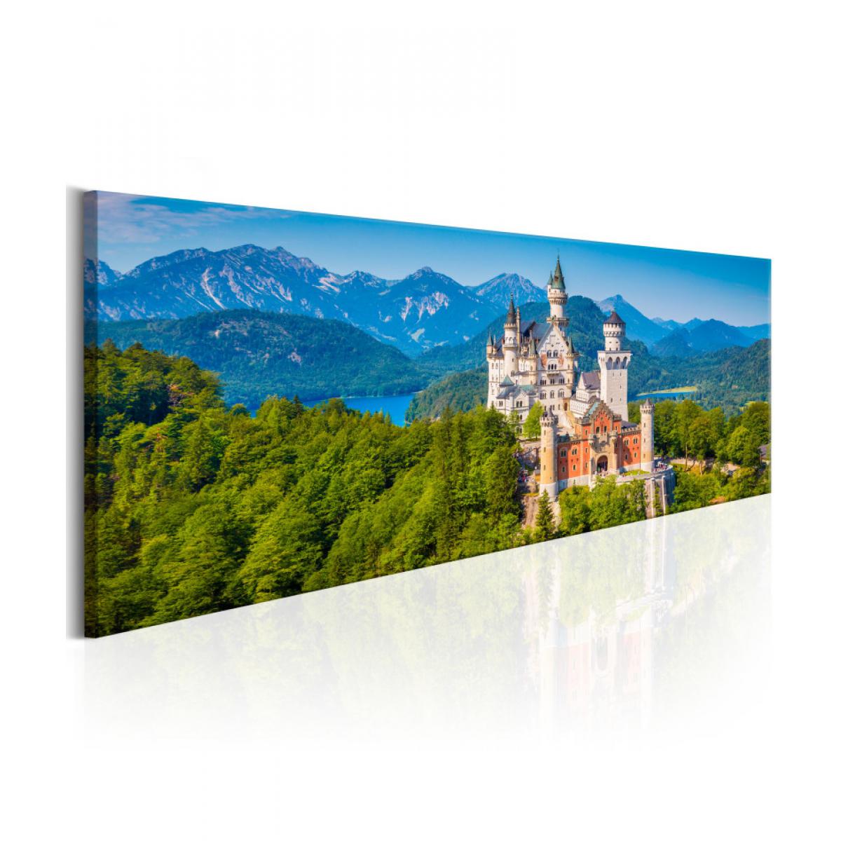 Artgeist - Tableau - Magic Places: Neuschwanstein Castle 150x50 - Tableaux, peintures