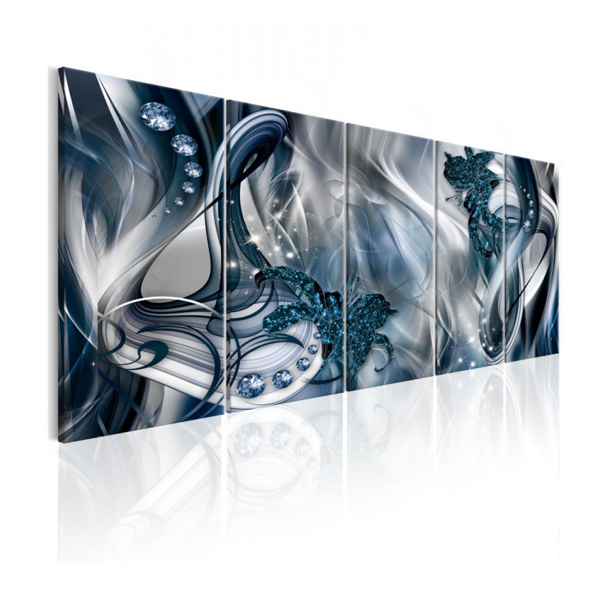 Artgeist - Tableau - Blue Glow 200x80 - Tableaux, peintures