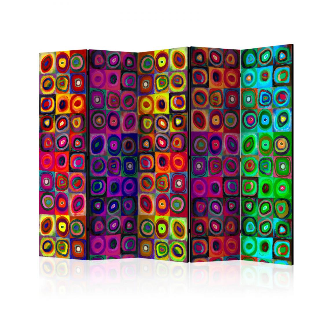 Artgeist - Paravent 5 volets - Colorful Abstract Art II [Room Dividers] 225x172 - Paravents