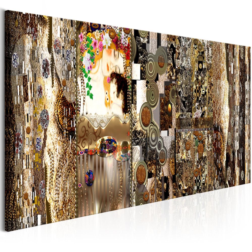 Bimago - Tableau - Mother's Love (1 Part) Gold - Décoration, image, art | Abstraction | Modernes | - Tableaux, peintures