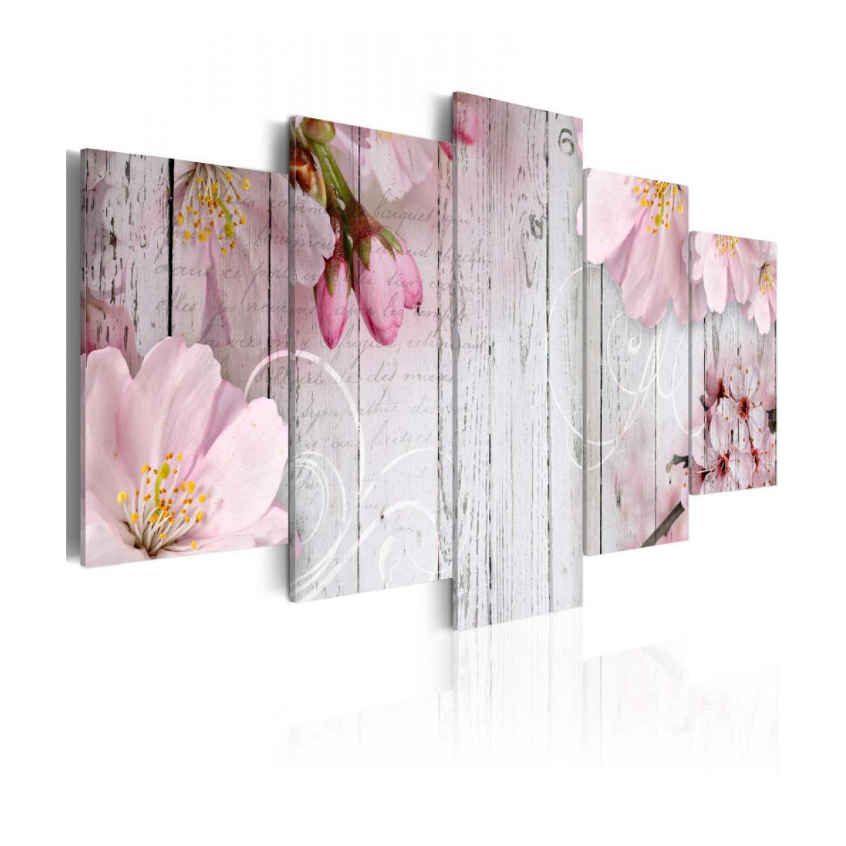 Artgeist - Tableau - Délicatesse florale 200x100 - Tableaux, peintures