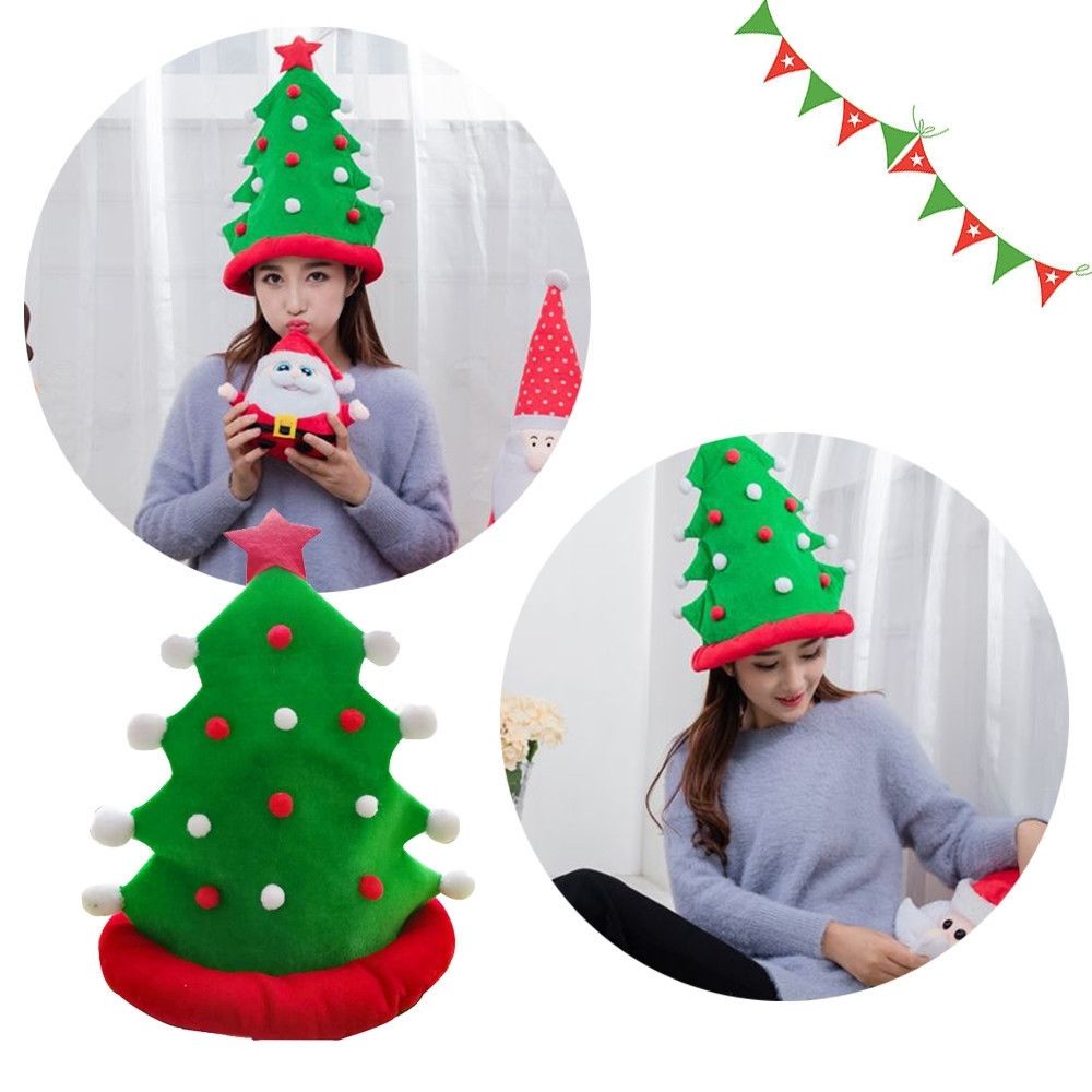 Wewoo - Chapeau d'arbre de Noël adulte drôle Décoration de NoëlFournitures de fête - Décorations de Noël