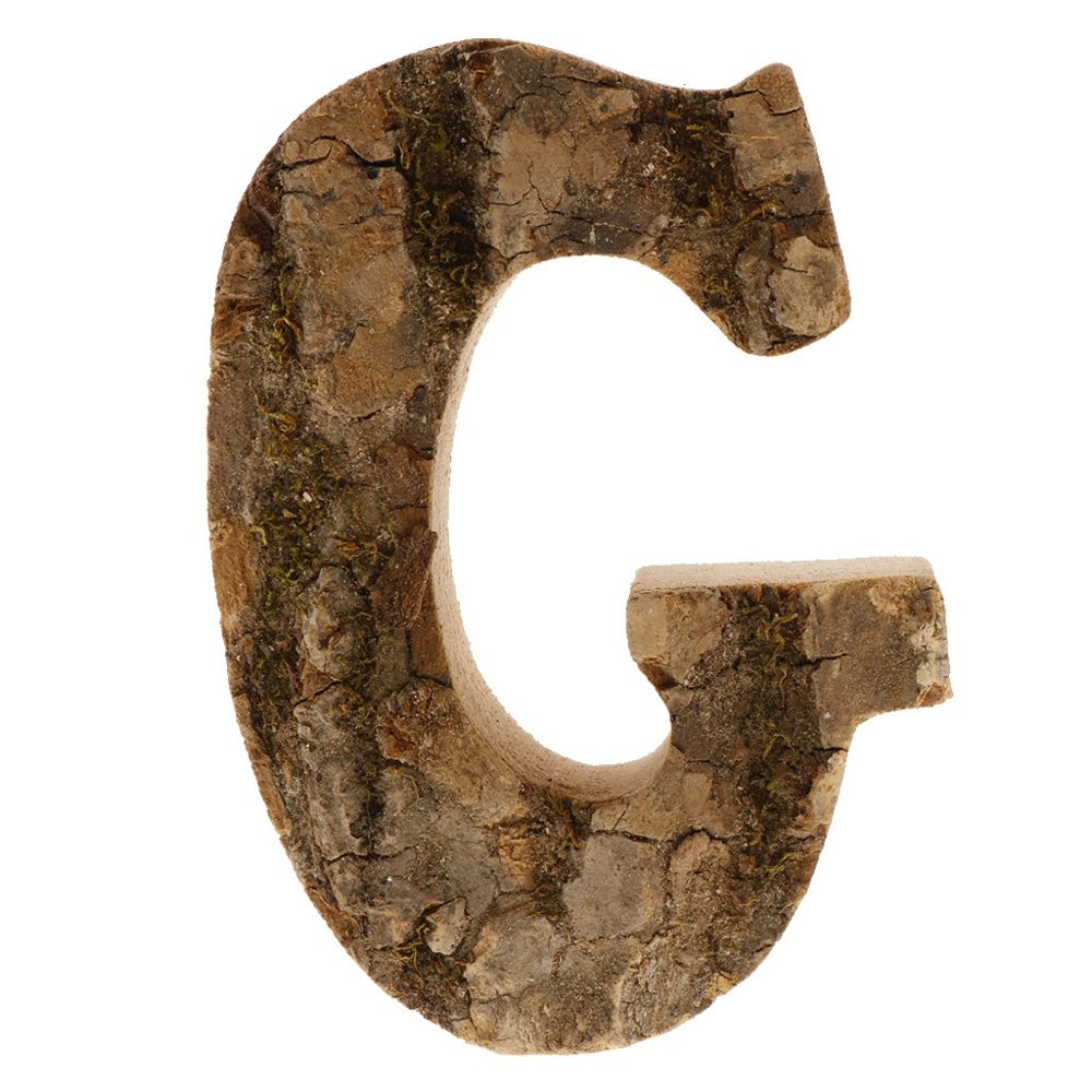 marque generique - Lettres En Bois Sculptées À La Main Numéros De Porte Lettres Alphabet Flottant Adresse Nom G - Objets déco