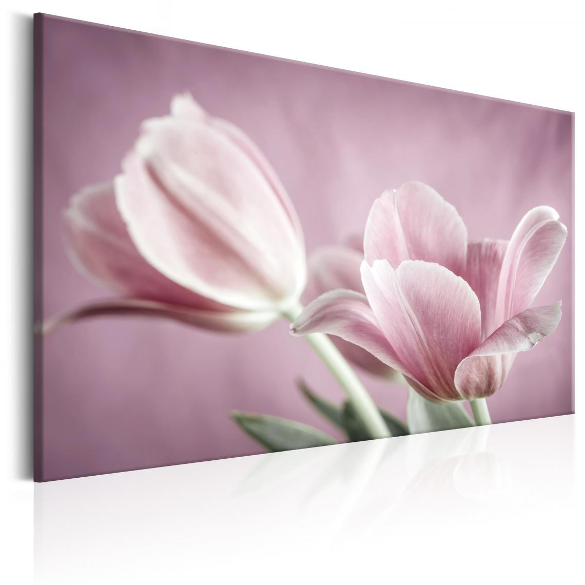 Artgeist - Tableau - Romantic Tulips 90x60 - Tableaux, peintures