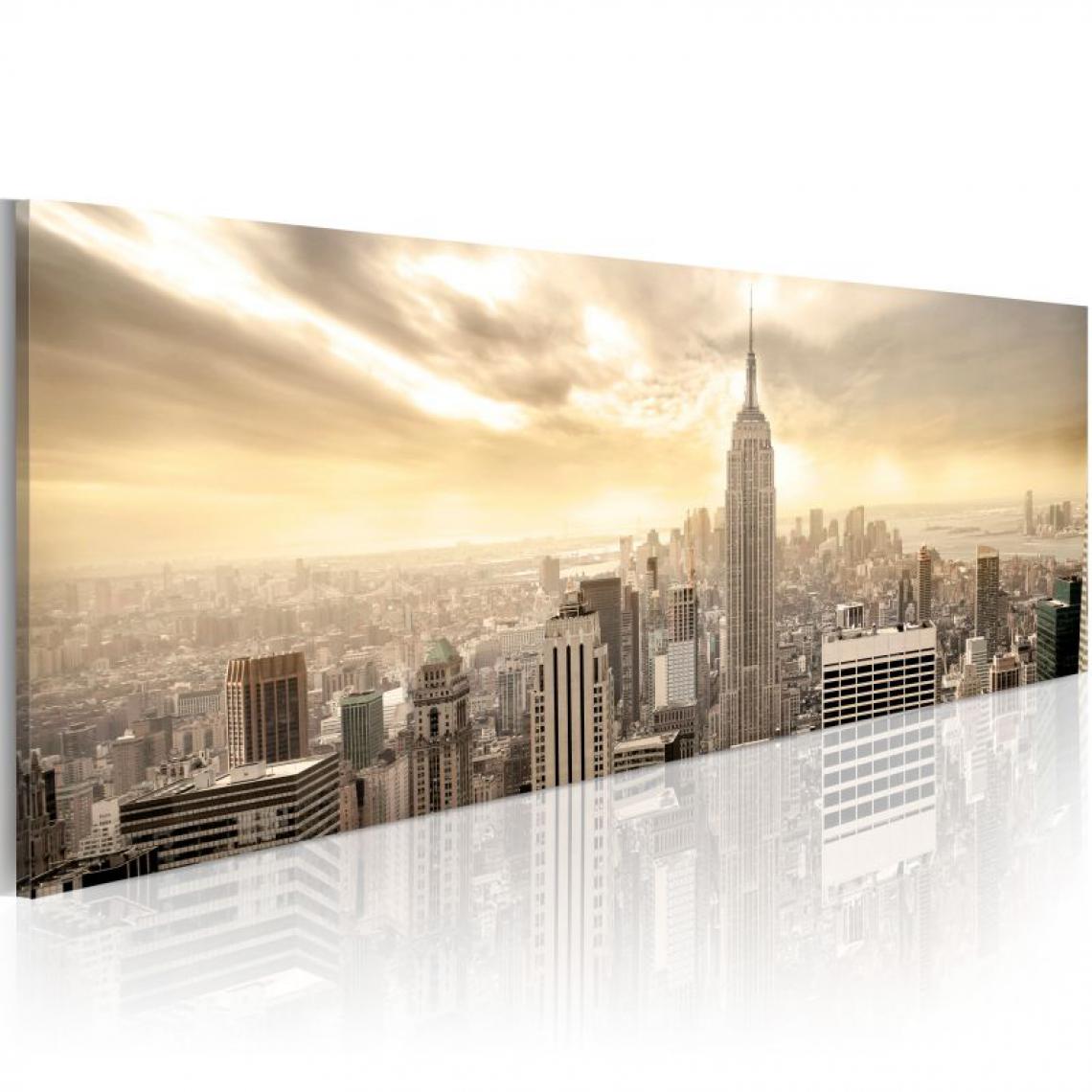 Artgeist - Tableau - New York City among the clouds .Taille : 135x45 - Tableaux, peintures
