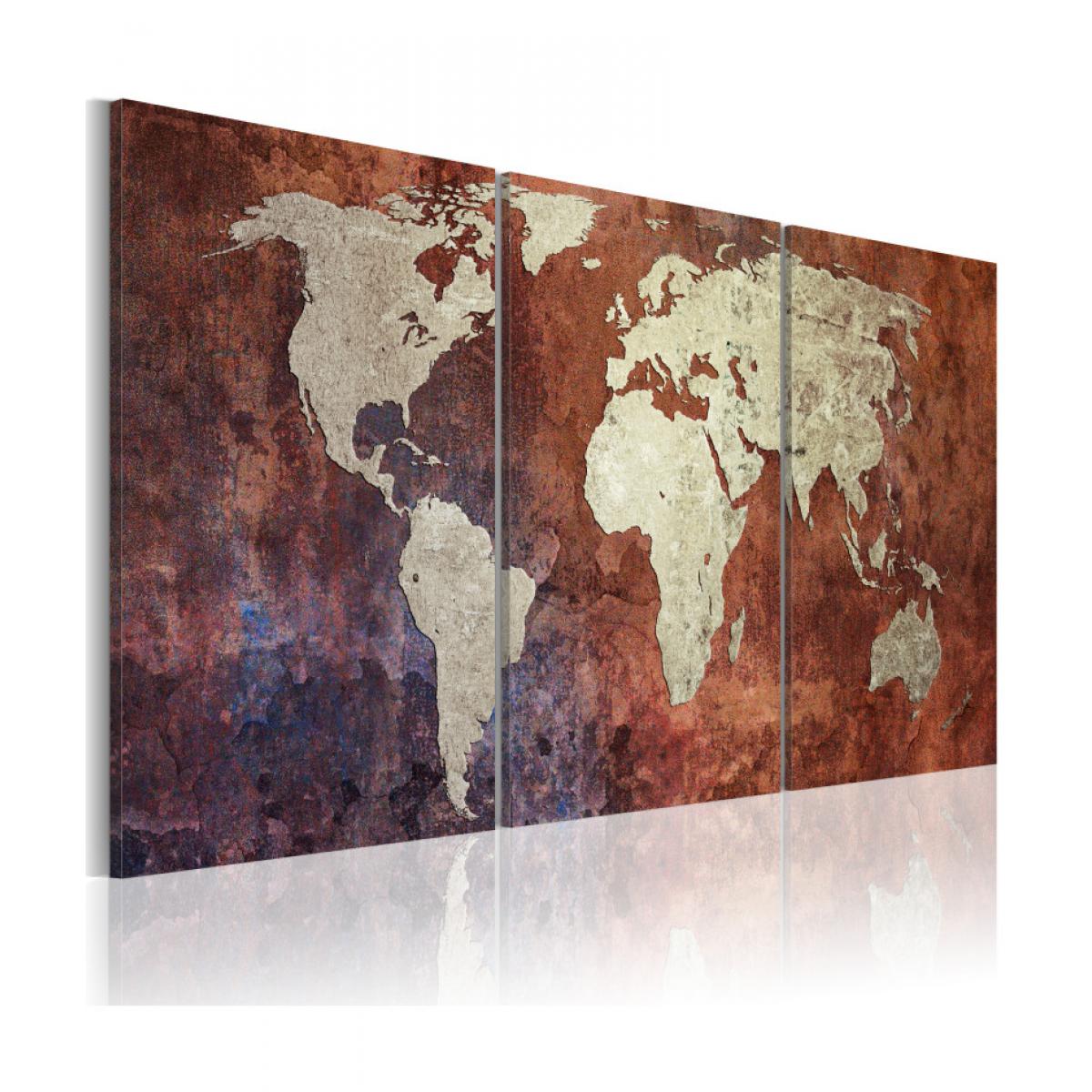 Artgeist - Tableau - Continents d'acier 120x60 - Tableaux, peintures