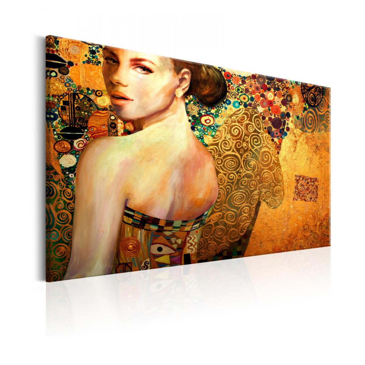 Artgeist - Tableau - Golden Lady 90x60 - Tableaux, peintures