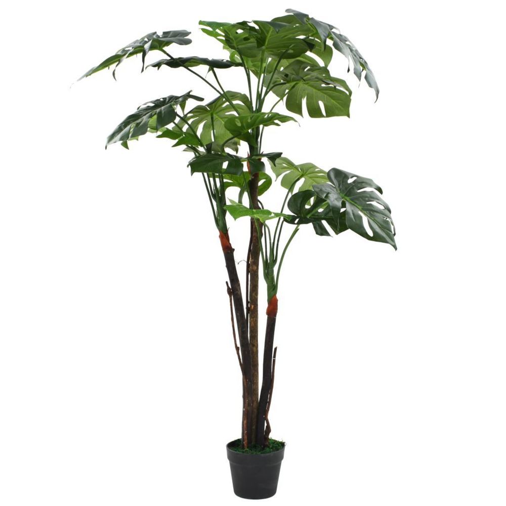 Vidaxl - vidaXL Plante artificielle avec pot Monstera 130 cm Vert - Plantes et fleurs artificielles