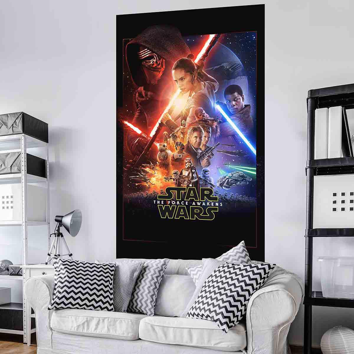 Komar - Poster géant intissé affiche Episode VII Le Réveil de la Force Star Wars - Affiches, posters