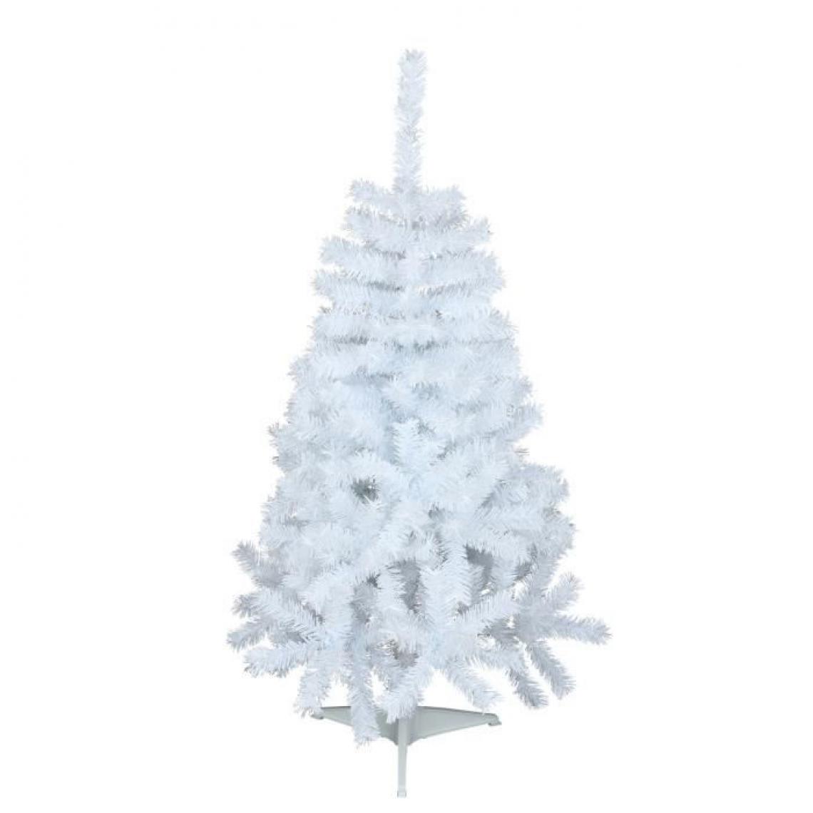 Cstore - Sapin de Noël Canada - Ø 63 cm H 120 cm - 250 branches - Blanc - Sapin de Noël