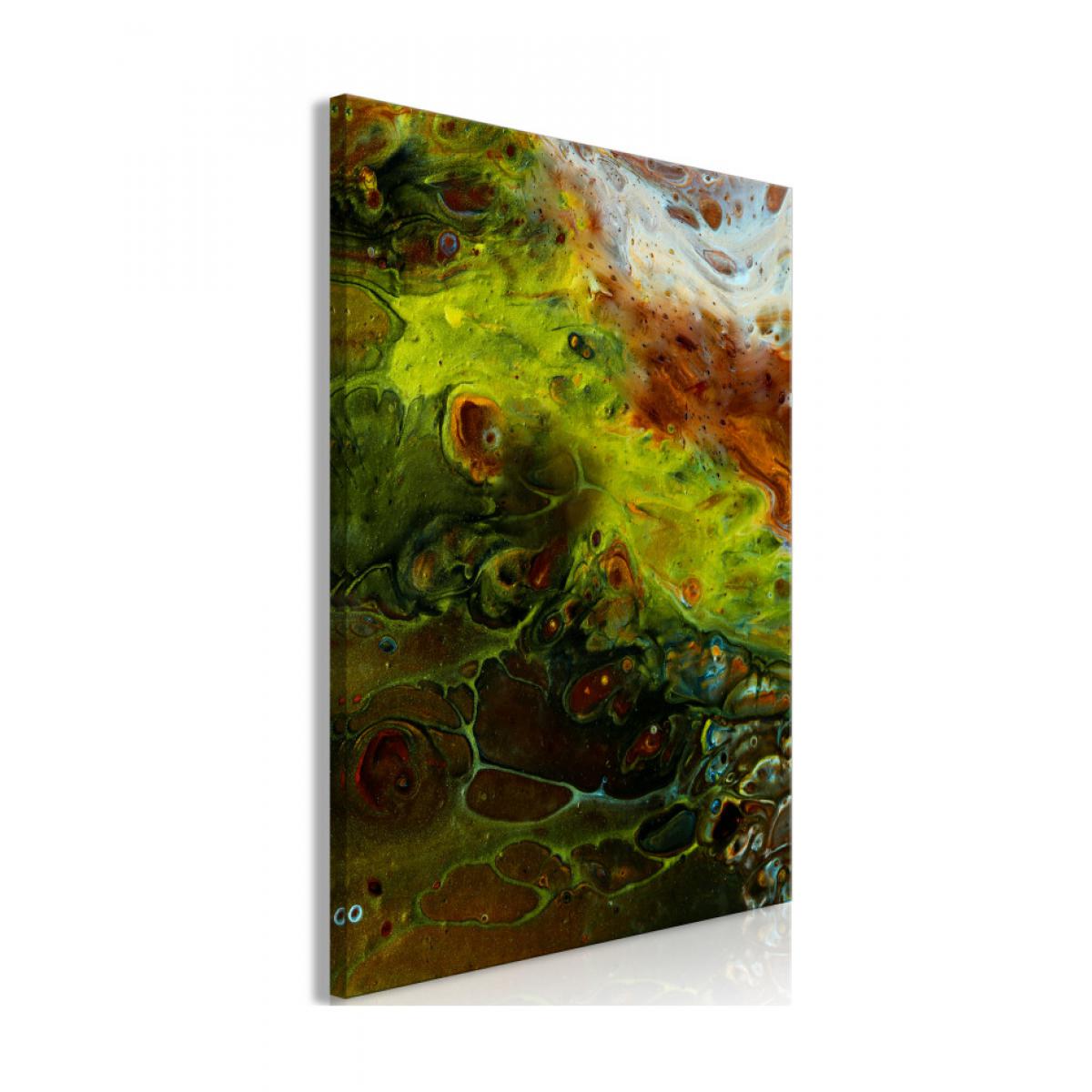 Artgeist - Tableau - Green Elements (1 Part) Vertical 80x120 - Tableaux, peintures