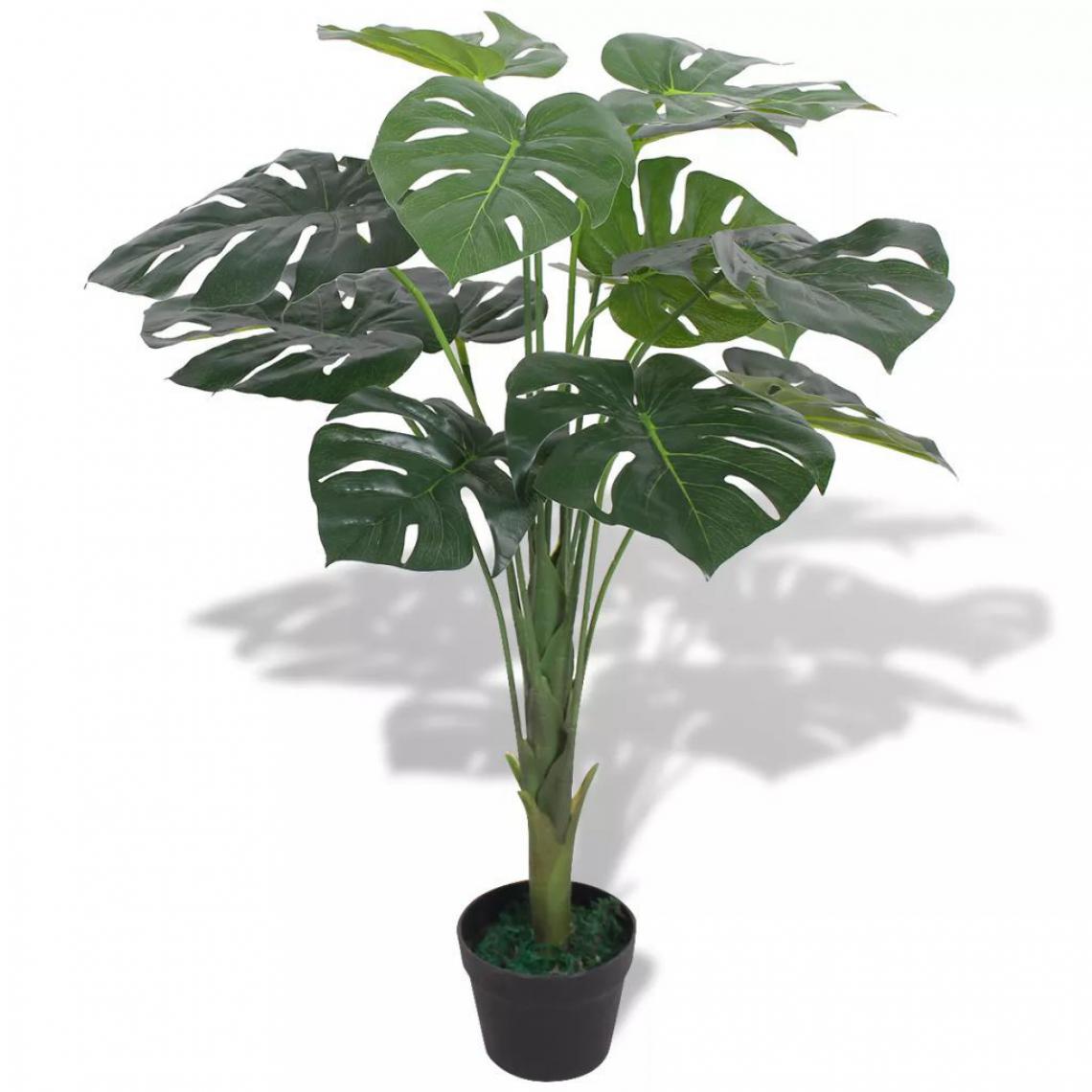 Decoshop26 - Plante artificielle avec pot monstera 70 cm vert DEC021916 - Plantes et fleurs artificielles
