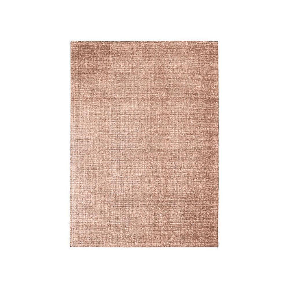 Mon Beau Tapis - NUDE - Tapis en laine et coton rose nude 120x170 - Tapis