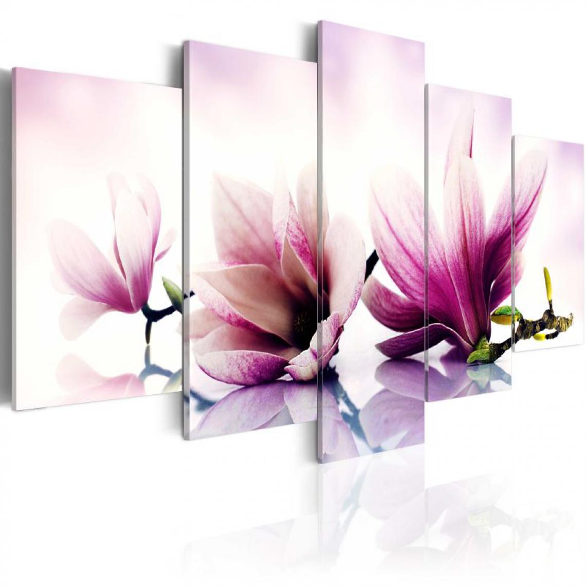 Artgeist - Tableau - Fleurs roses- magnolias .Taille : 100x50 - Tableaux, peintures