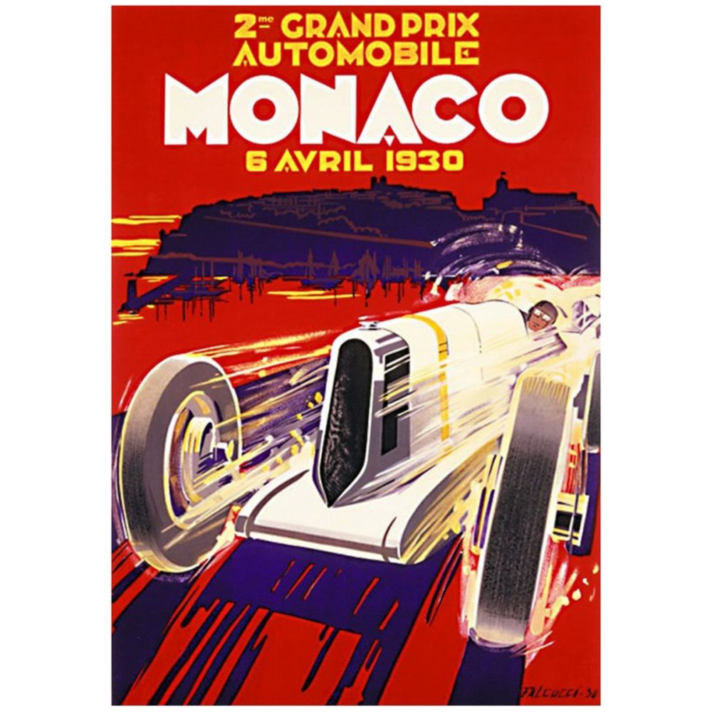 Amadeus - Affiche rectangulaire Monaco 1930 - Affiches, posters
