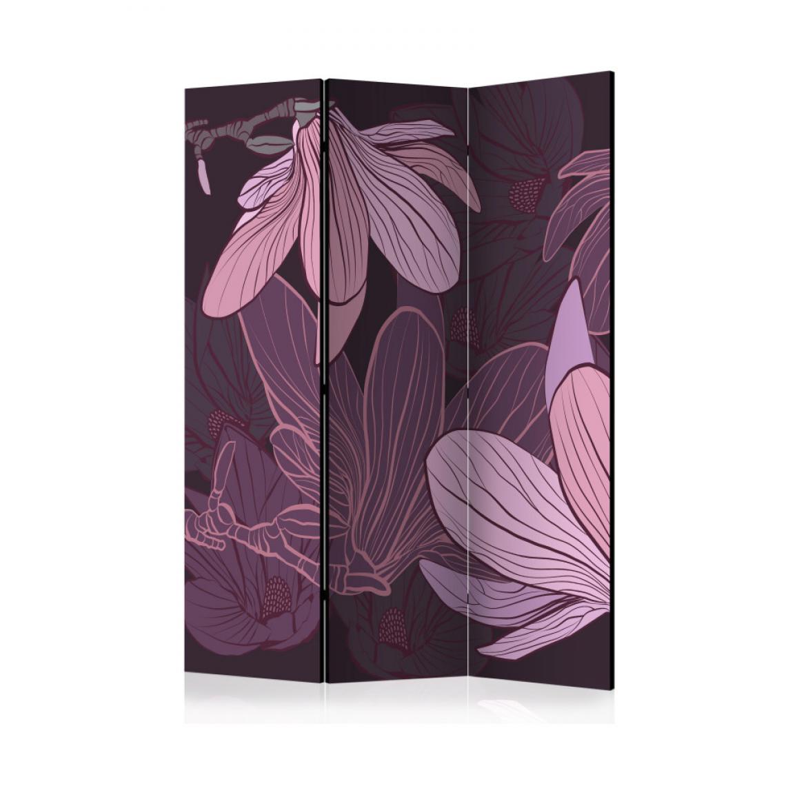 Artgeist - Paravent 3 volets - Dreamy flowers [Room Dividers] 135x172 - Paravents