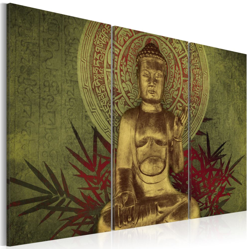 Artgeist - Tableau - Saint Buddha 120x80 - Tableaux, peintures