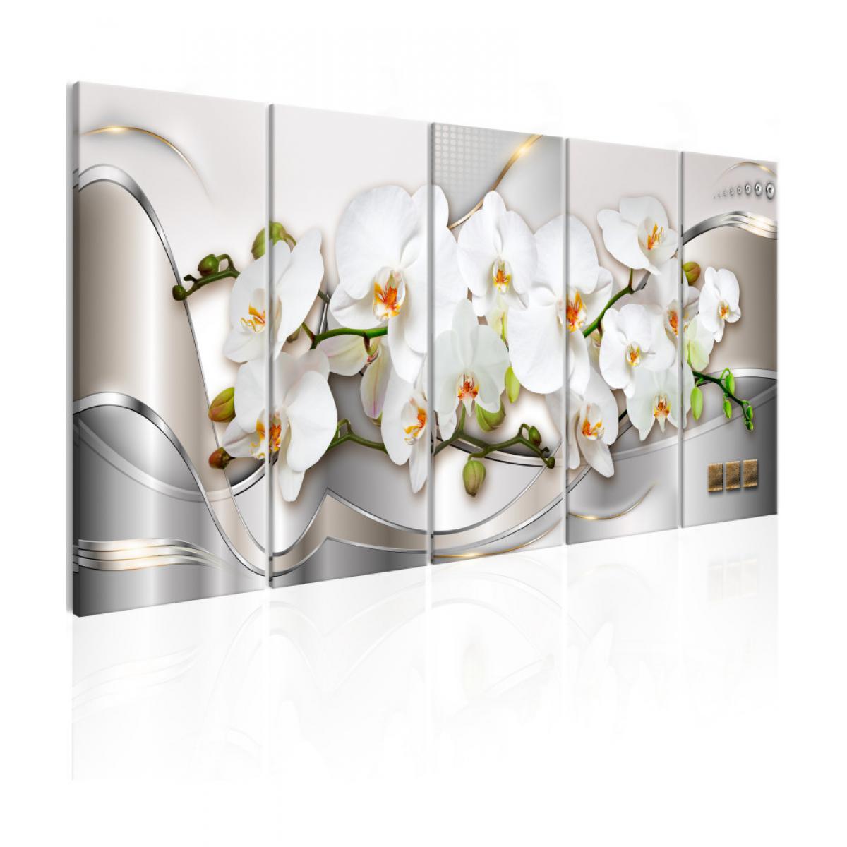 Artgeist - Tableau - Blooming Orchids 200x80 - Tableaux, peintures