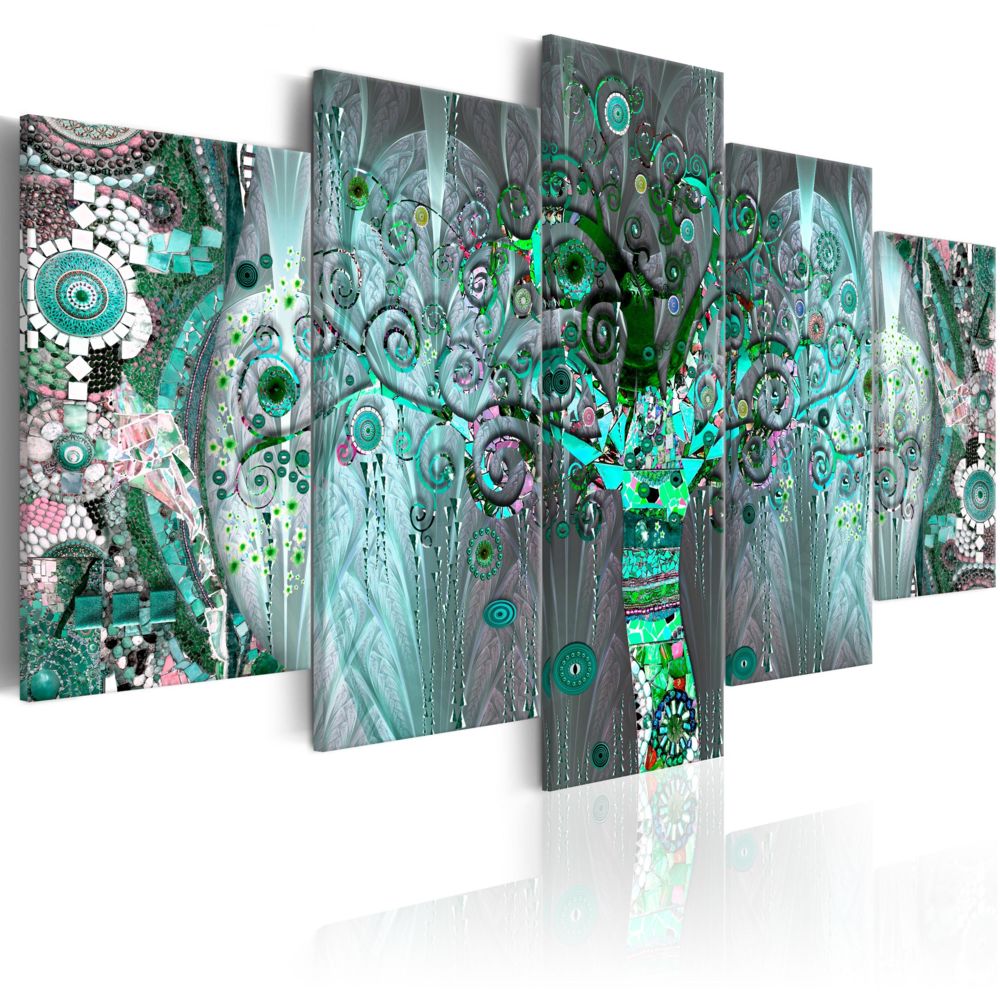Bimago - Tableau - Mosaic Tree - Décoration, image, art | Abstraction | Multicolores | - Tableaux, peintures