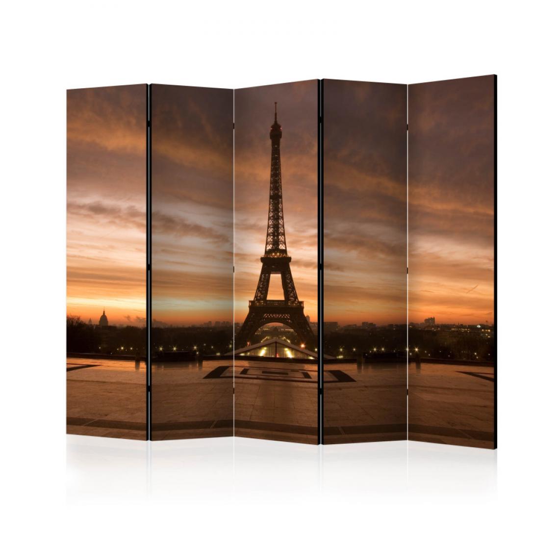 Artgeist - Paravent 5 volets - Evening Colours of Paris II [Room Dividers] 225x172 - Paravents
