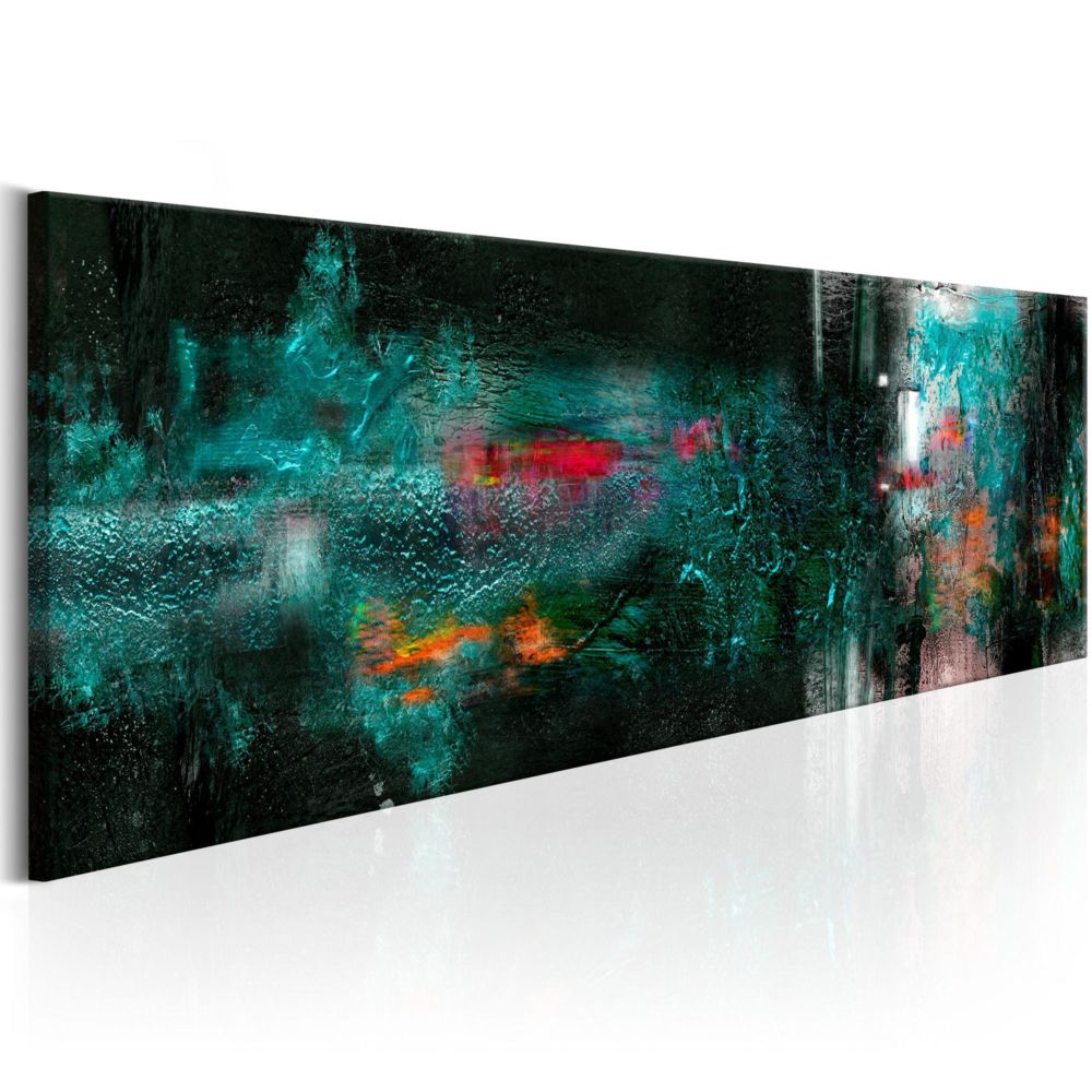 Artgeist - Tableau - Turquoise Power 150x50 - Tableaux, peintures