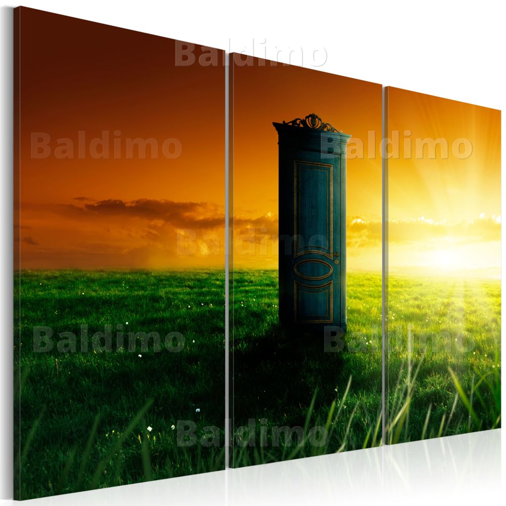 Bimago - Tableau | Enchanted door | 120x80 | Abstraction | - Tableaux, peintures