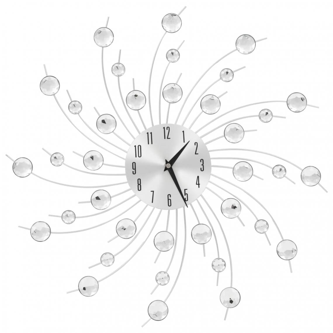 Decoshop26 - Horloge murale avec mouvement à quartz Design moderne 50 cm DEC022274 - Horloges, pendules