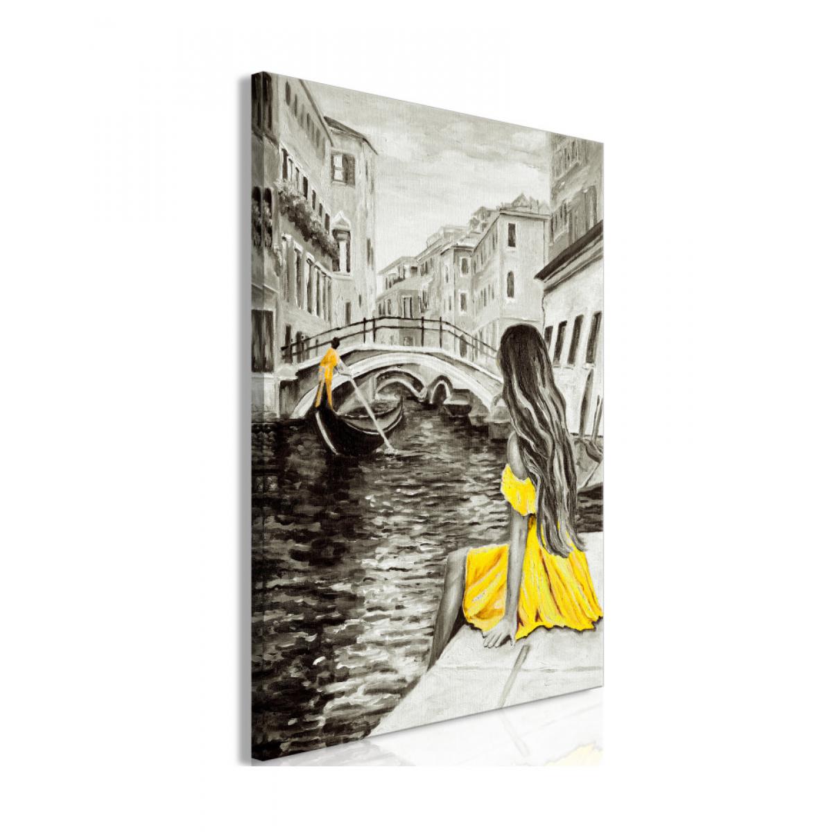 Artgeist - Tableau - Far Dreams (1 Part) Vertical Yellow 60x90 - Tableaux, peintures