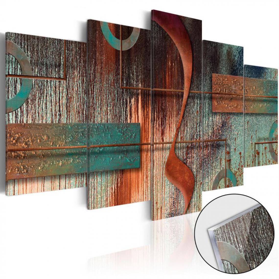 Artgeist - Tableau sur verre acrylique - Abstract Melody [Glass] .Taille : 100x50 - Tableaux, peintures