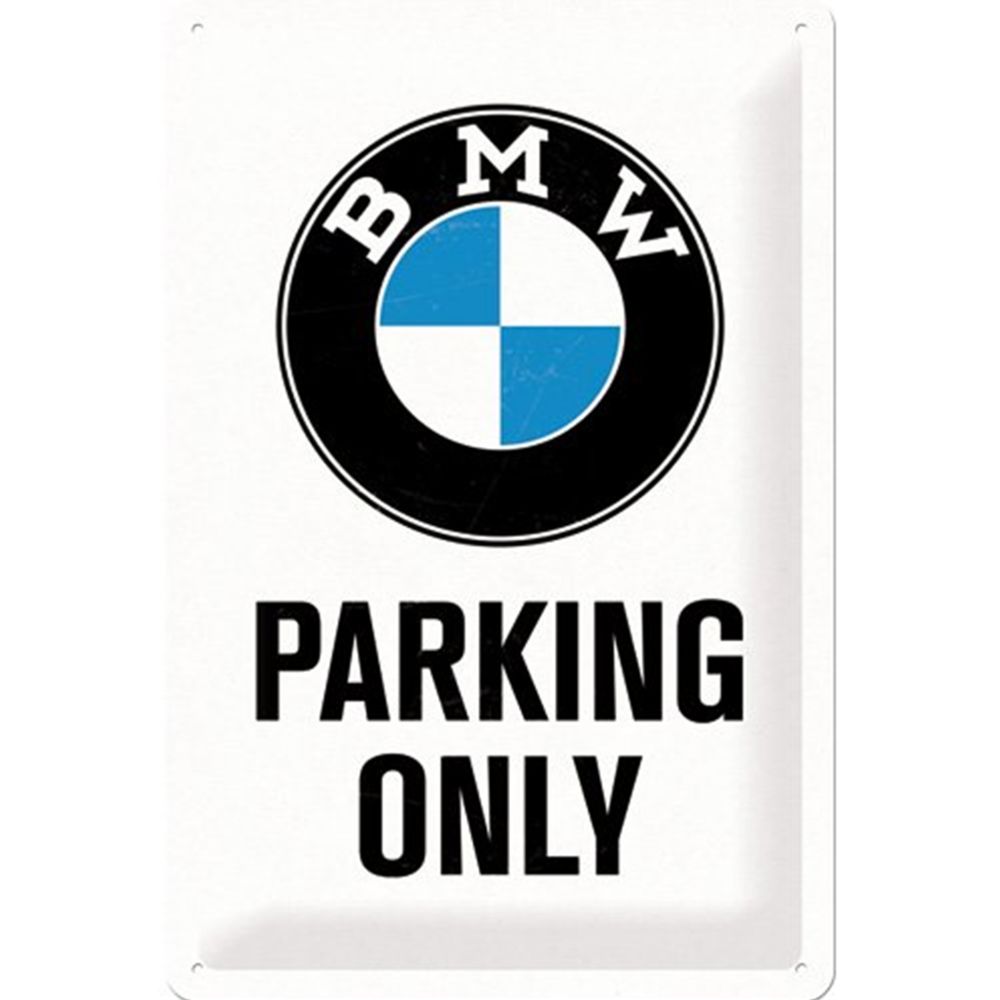 Bmw - Plaque métallique Parking BMW - Cadres, pêle-mêle