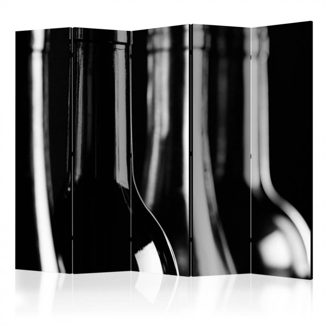 Artgeist - Paravent 5 volets - Wine Bottles II [Room Dividers] .Taille : 225x172 - Paravents