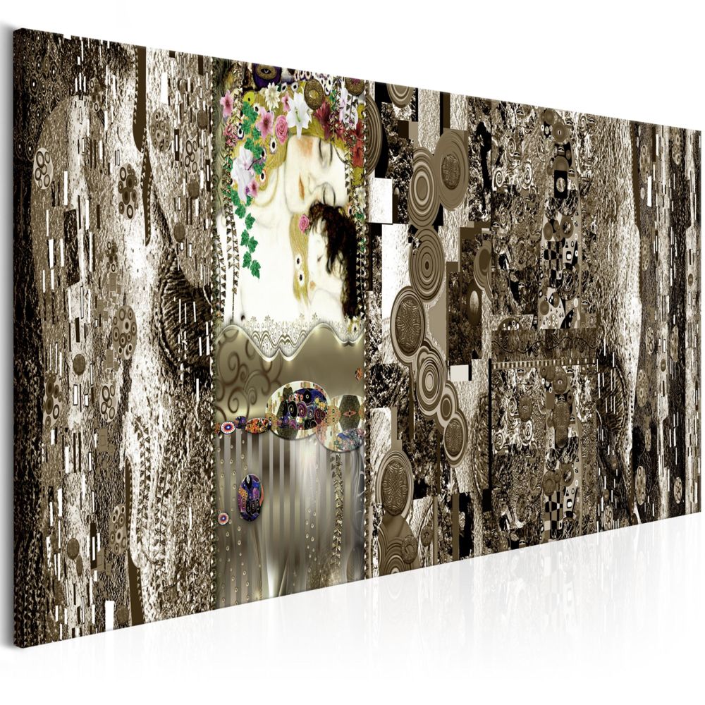 Bimago - Tableau | Mother's Love (1 Part) Brown | 150x50 | XL | Abstraction | Modernes | | - Tableaux, peintures