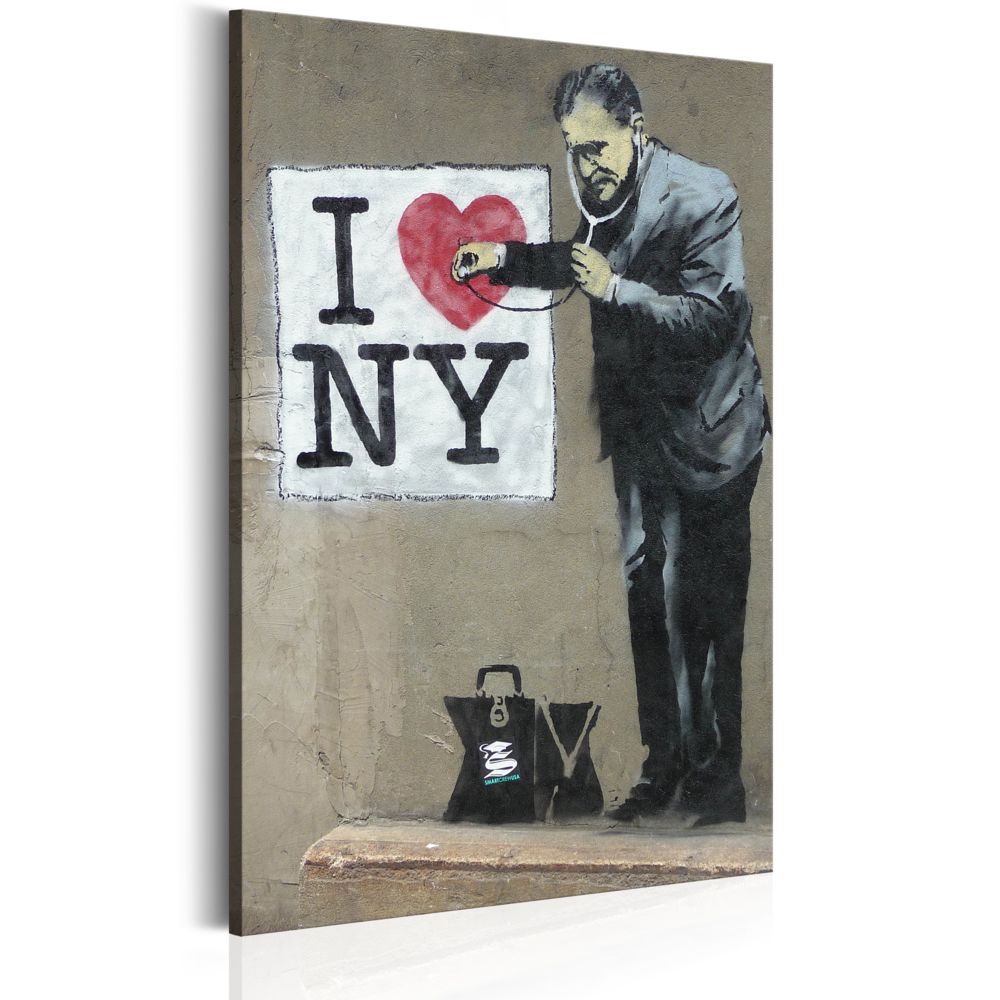 Bimago - Tableau - I Love New York by Banksy - Décoration, image, art | Art urbain | - Tableaux, peintures