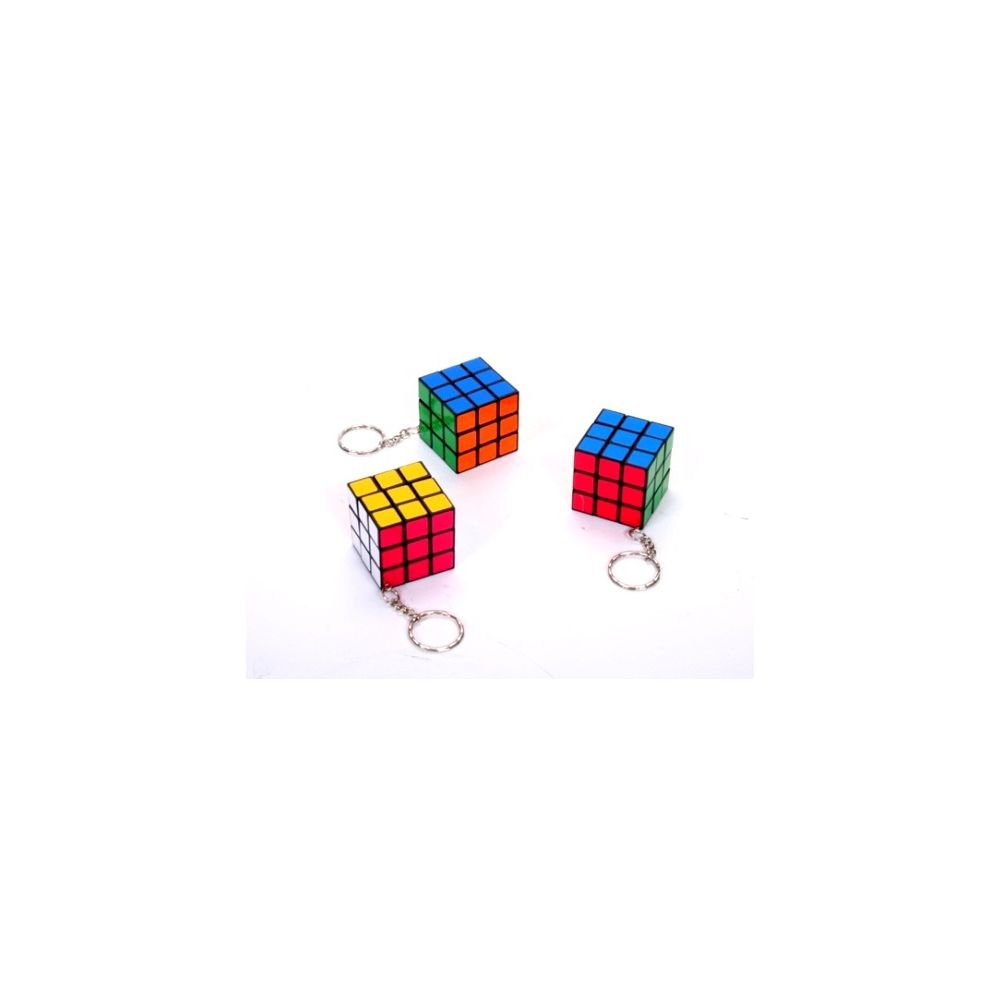 Coolminiprix - Lot de 6 - Porte-clés ""Rubik's Cube"" 3,5cm - Qualité COOLMINIPRIX - Objets déco