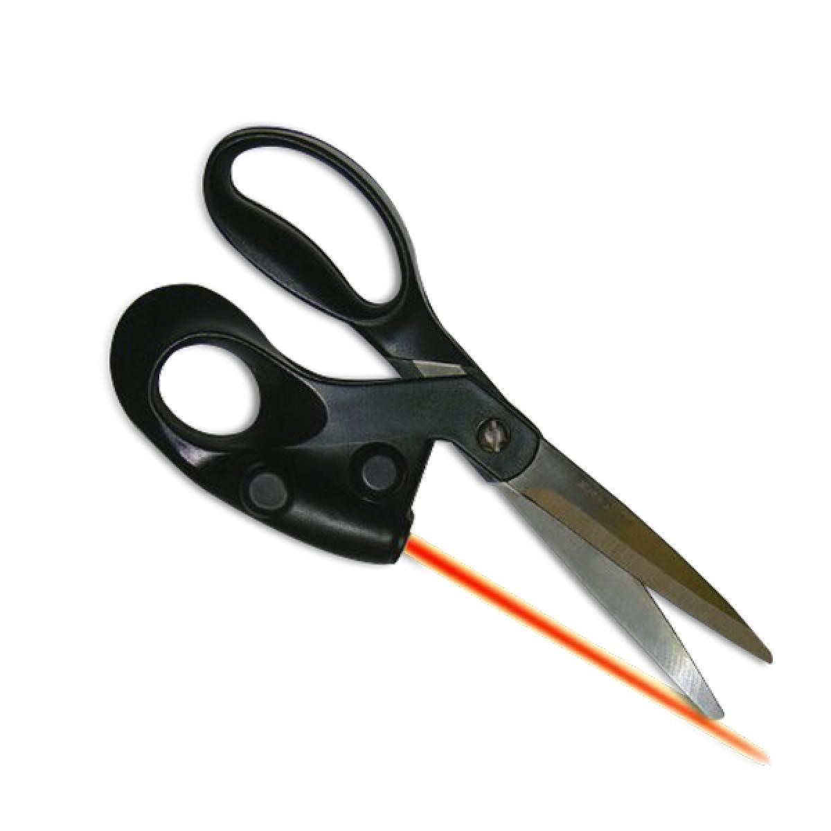 Totalcadeau - Ciseaux avec laser lumineux pour une coupe droite - Objets déco