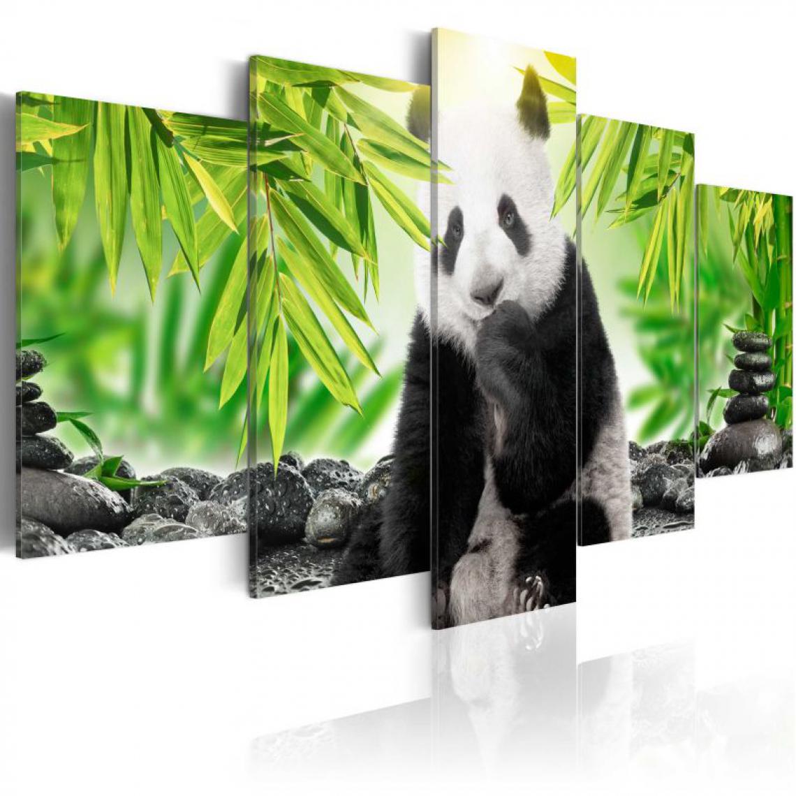 Artgeist - Tableau - Sweet Little Panda .Taille : 200x100 - Tableaux, peintures