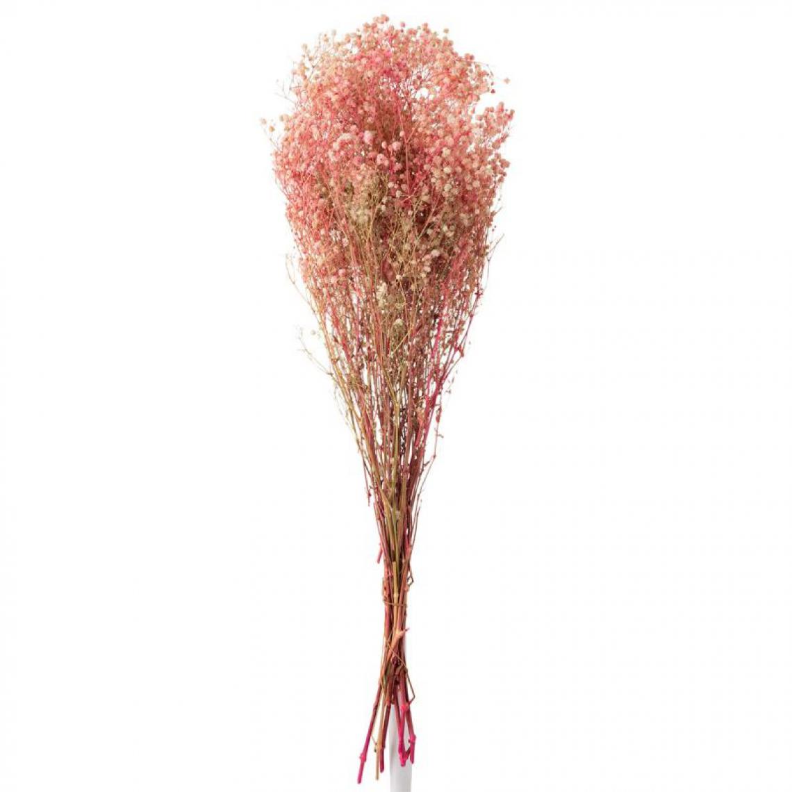 Paris Prix - Bouquet de Fleurs Gypsophile Séché 84cm Rose - Plantes et fleurs artificielles