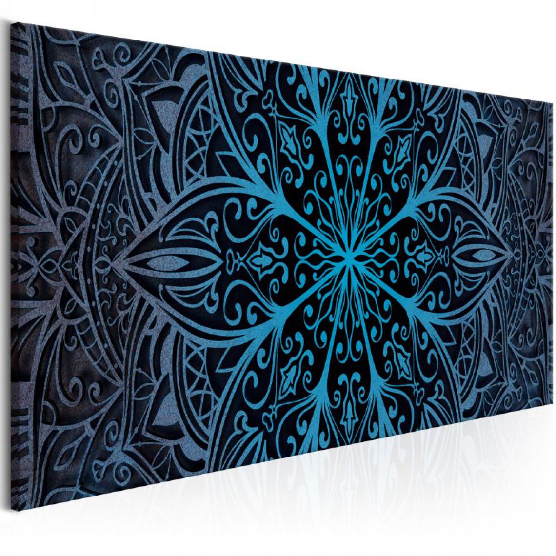 Artgeist - Tableau - Feathers (1 Part) Blue Narrow .Taille : 150x50 - Tableaux, peintures