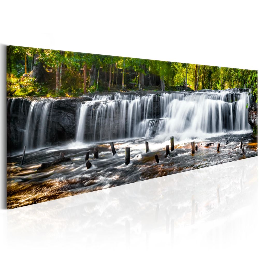 Bimago - Tableau - Fairytale Waterfall - Décoration, image, art | Paysages | - Tableaux, peintures