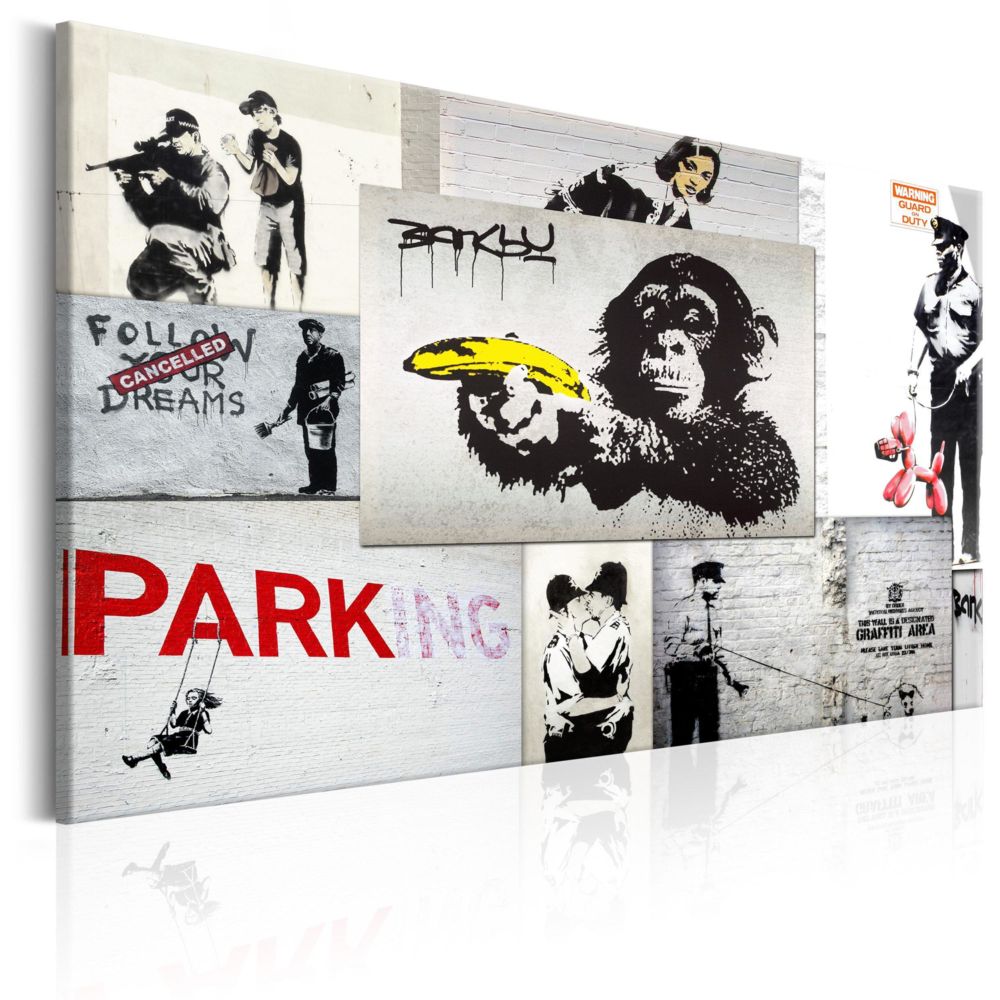 Artgeist - Tableau - Banksy: Police Fantasies 90x60 - Tableaux, peintures