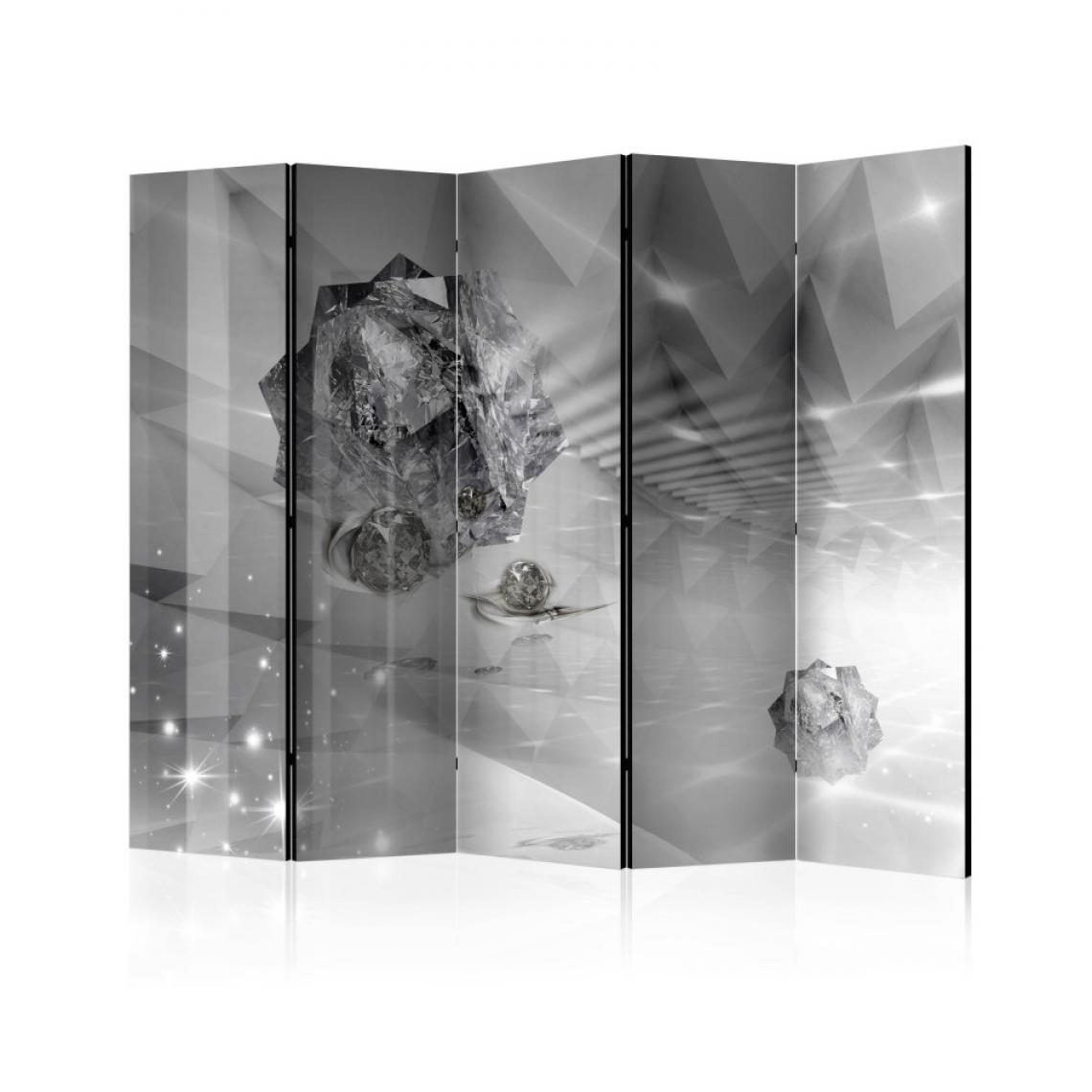 Artgeist - Paravent 5 volets - Abstract Greyness II [Room Dividers] 225x172 - Paravents