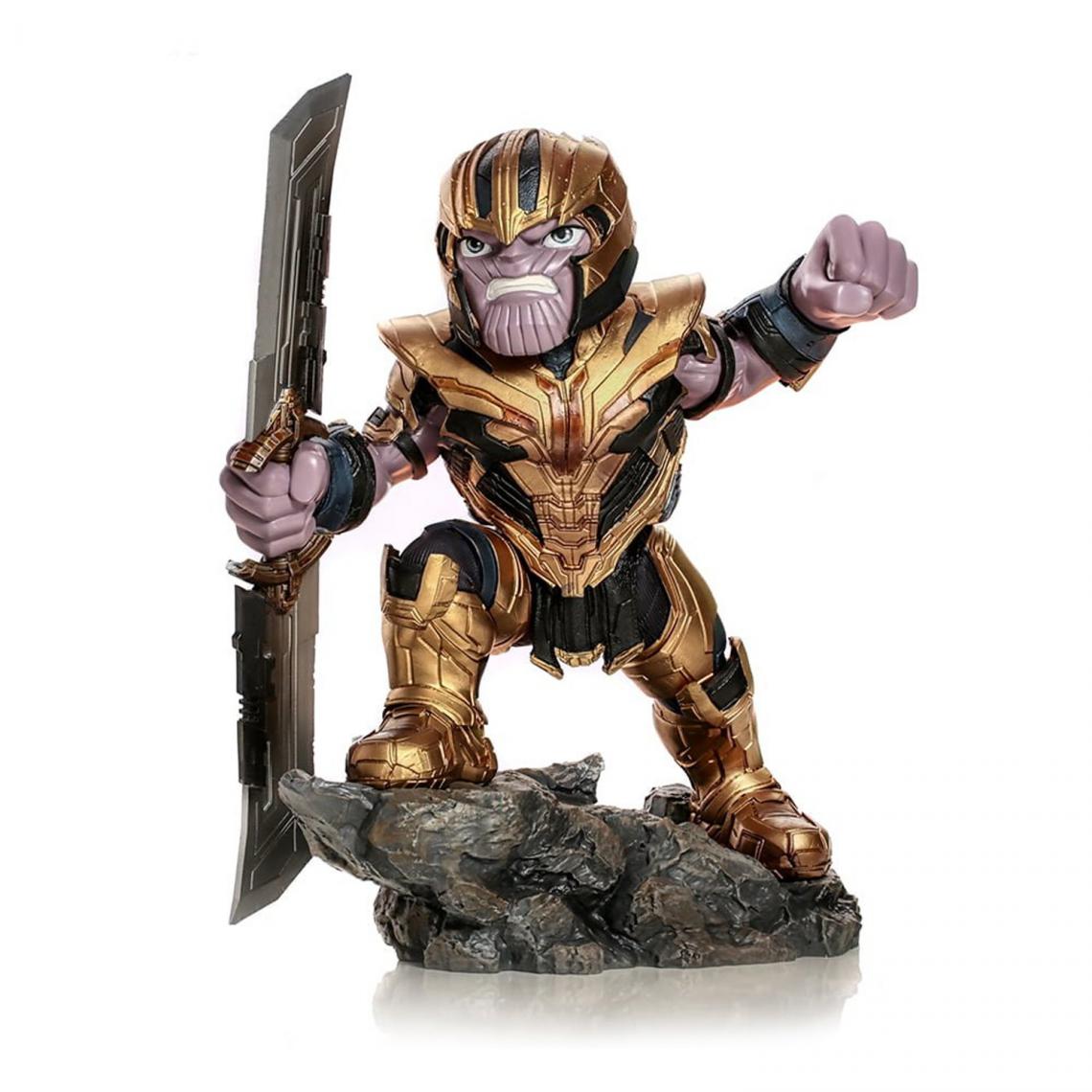 Iron Studio - Figurine Iron Studios - Marvel Thanos – Statuette MiniCo 12cm - Statues