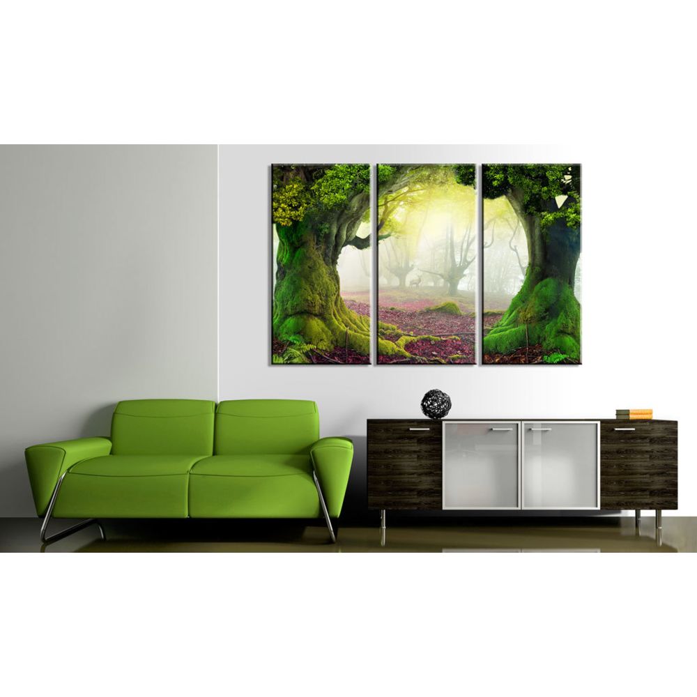 marque generique - 60x40 Tableau Forêt Paysages Moderne Mysterious forest - Tableaux, peintures