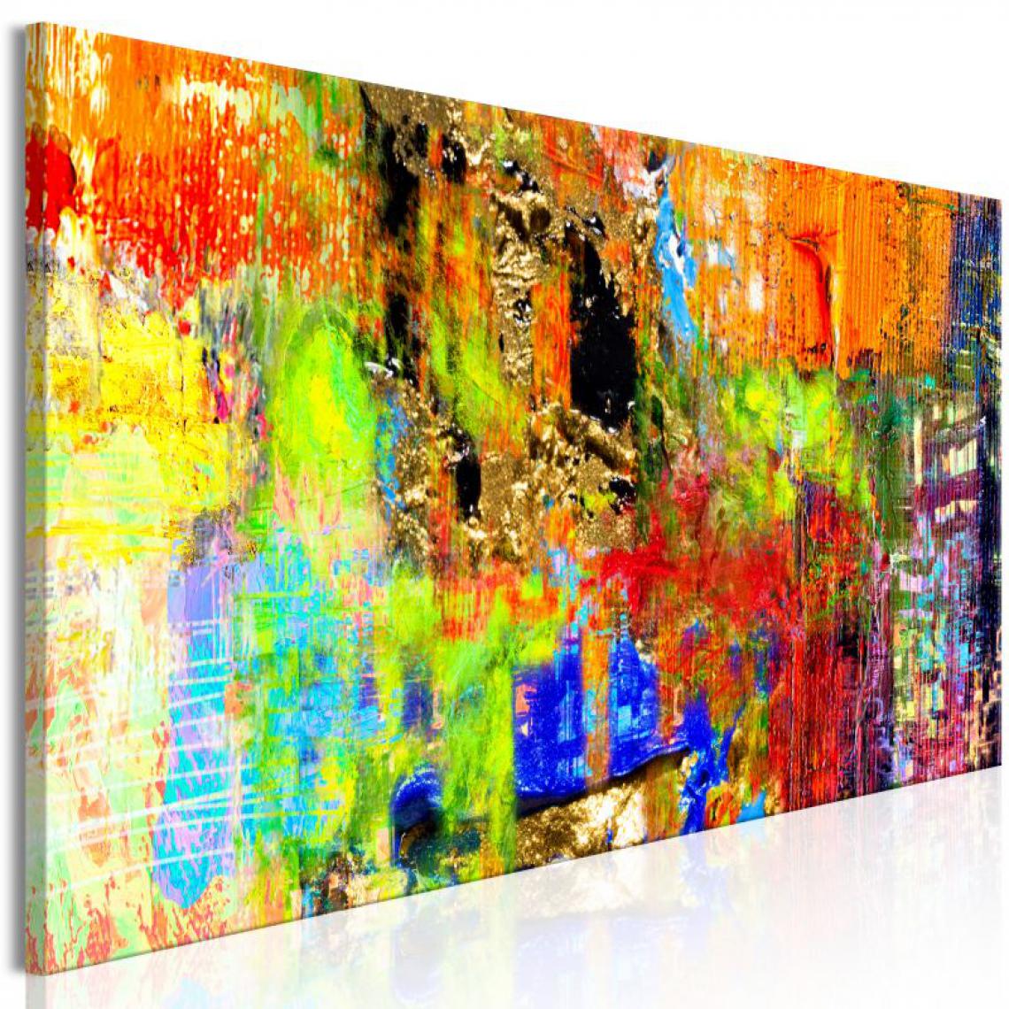 Artgeist - Tableau - Colourful Abstraction (1 Part) Narrow .Taille : 150x50 - Tableaux, peintures