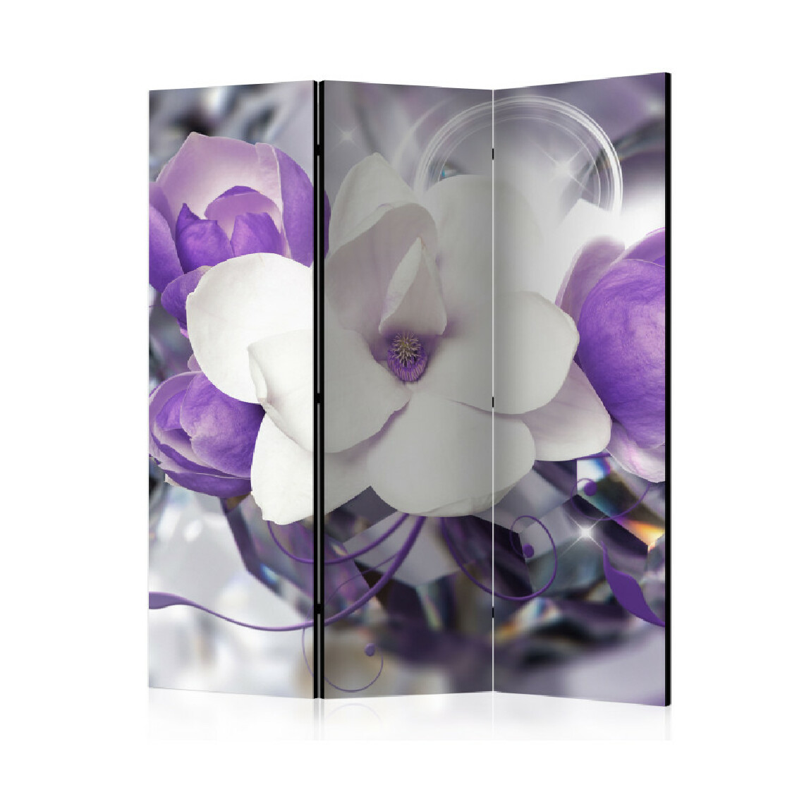 Artgeist - Paravent 3 volets - Purple Empress [Room Dividers] 135x172 - Paravents