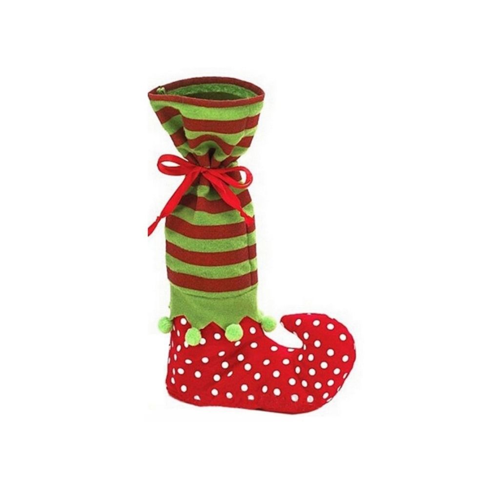 Wewoo - Dot Pattern Sock Noël Dîner Décoration de table sac de bonbons - Décorations de Noël