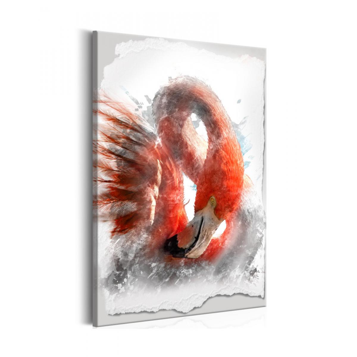 Artgeist - Tableau - Red Flamingo 60x90 - Tableaux, peintures