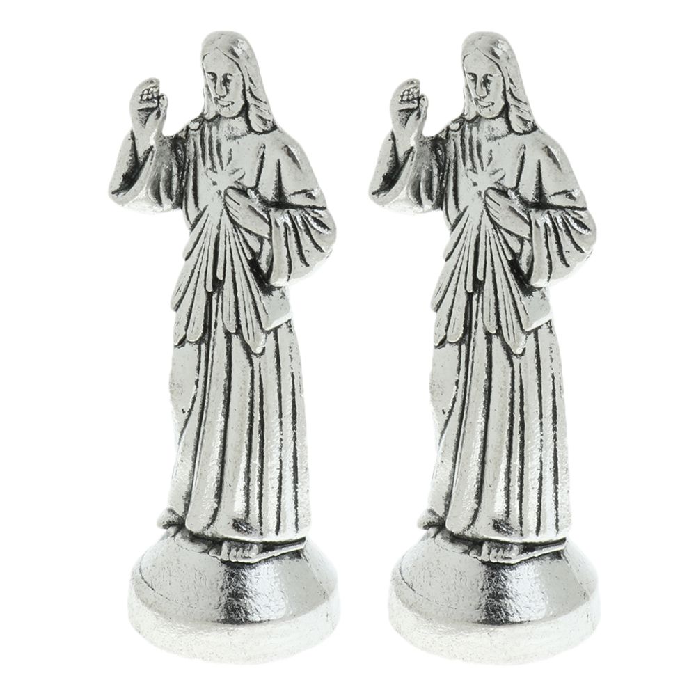 marque generique - Figure religieuse statue jésus christ alliage - Objets déco